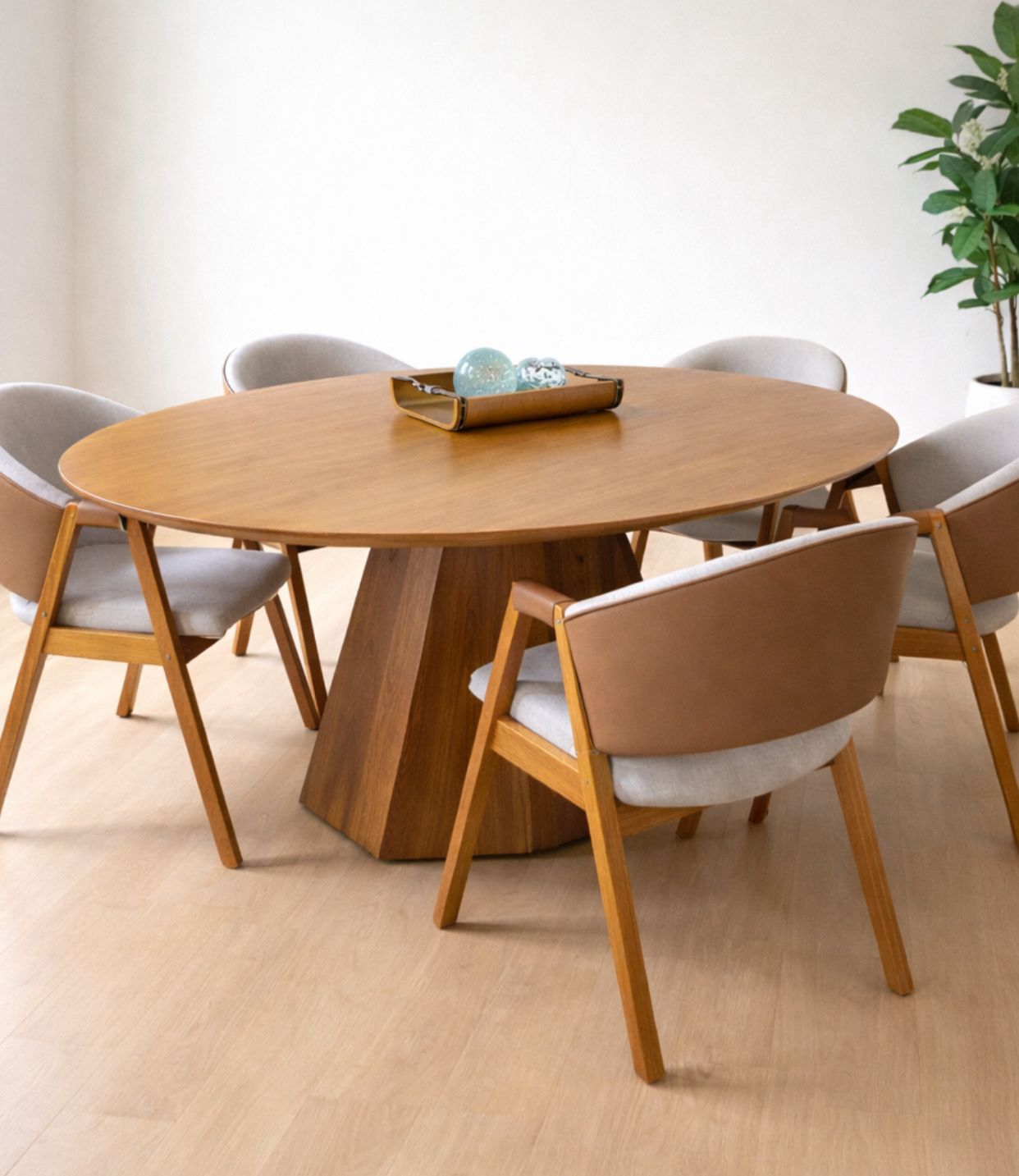 Mesa de jantar redonda
